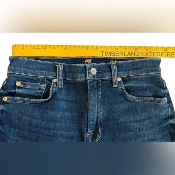 Seven 7 for all Mankind Denim Shorts Raw Hem or Cuffed cutoff from jeans Size 29 - Picture 9 of 12